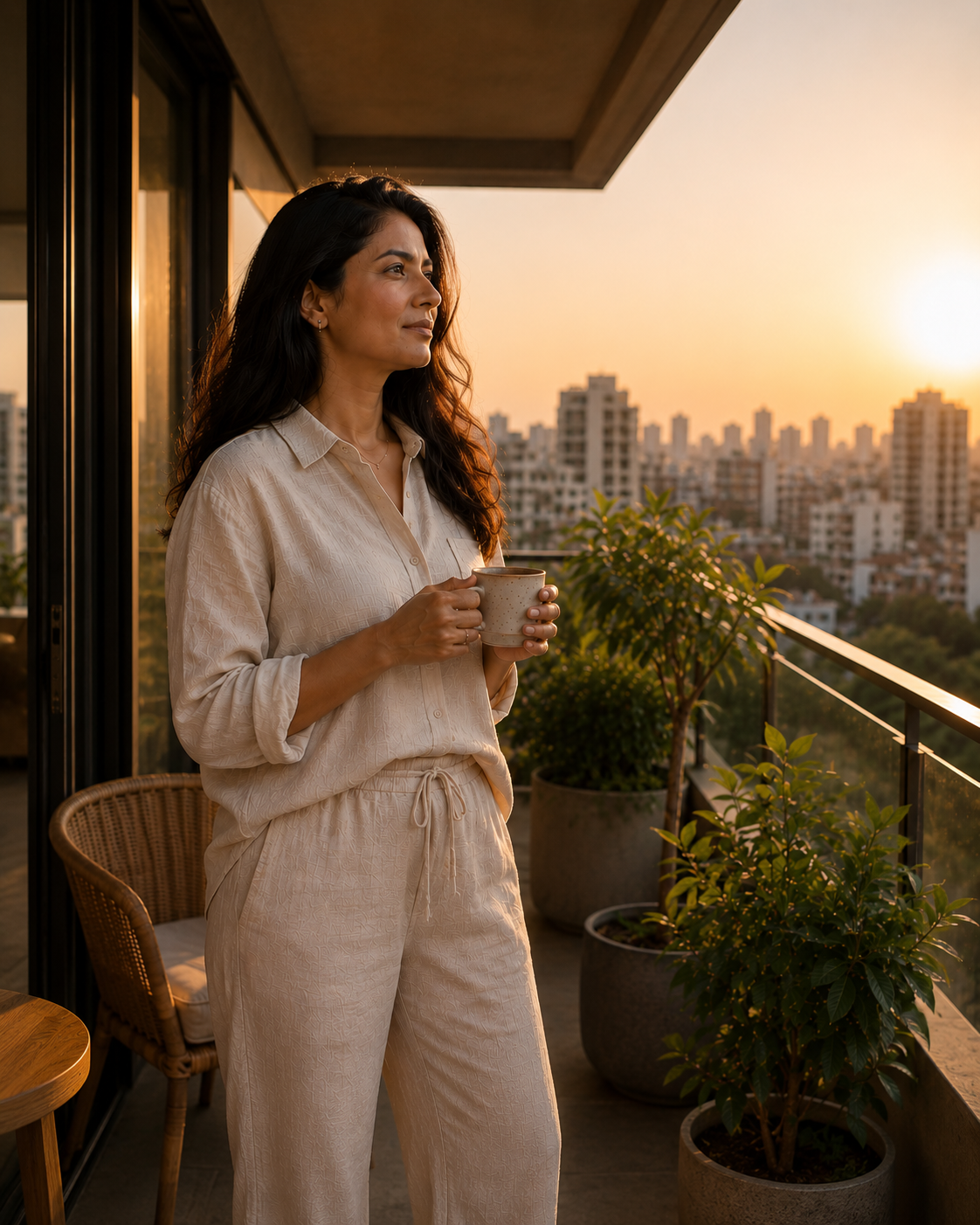 A quiet moment at sunrise — finding calm